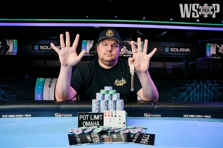 Shaun Deeb拿下职业生涯第9条WSOP金手链